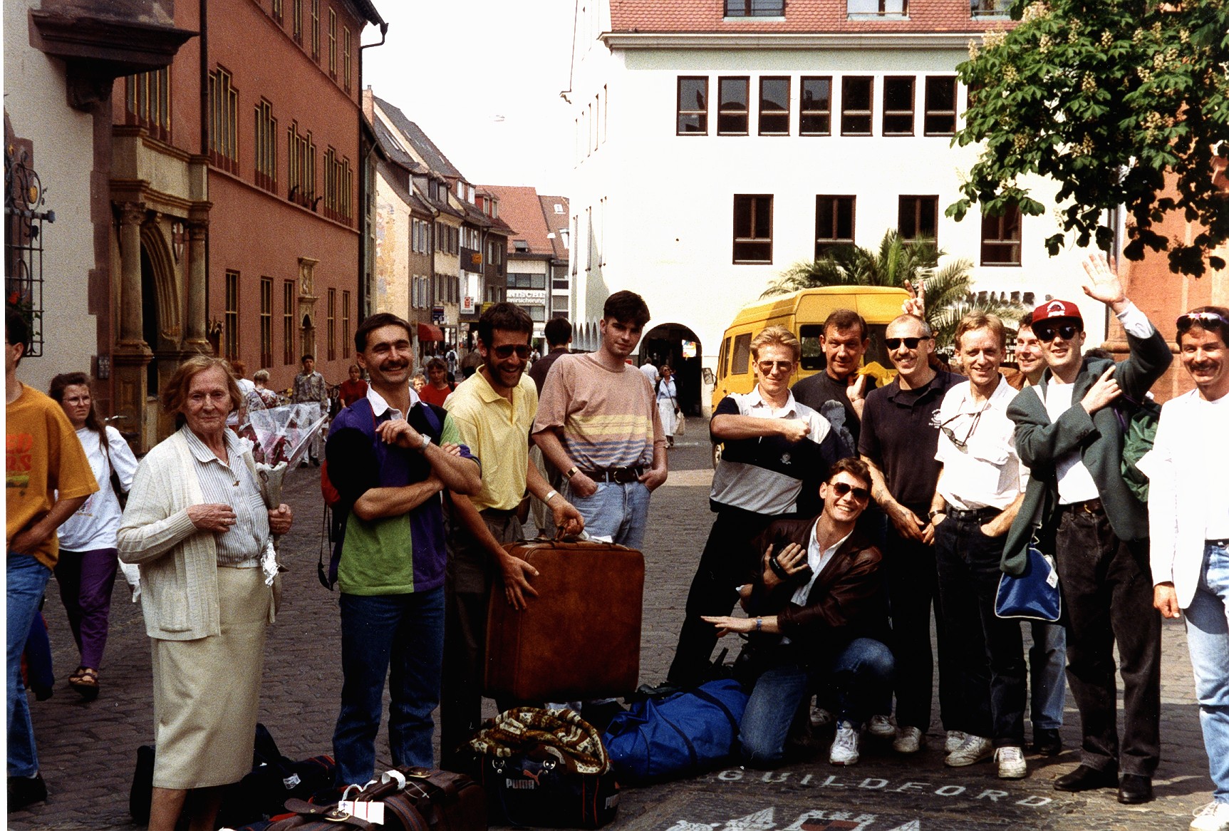 Guildford City Weysiders in Freiburg in 1992. Guildford City Weysiders in Freiburg in 1992.